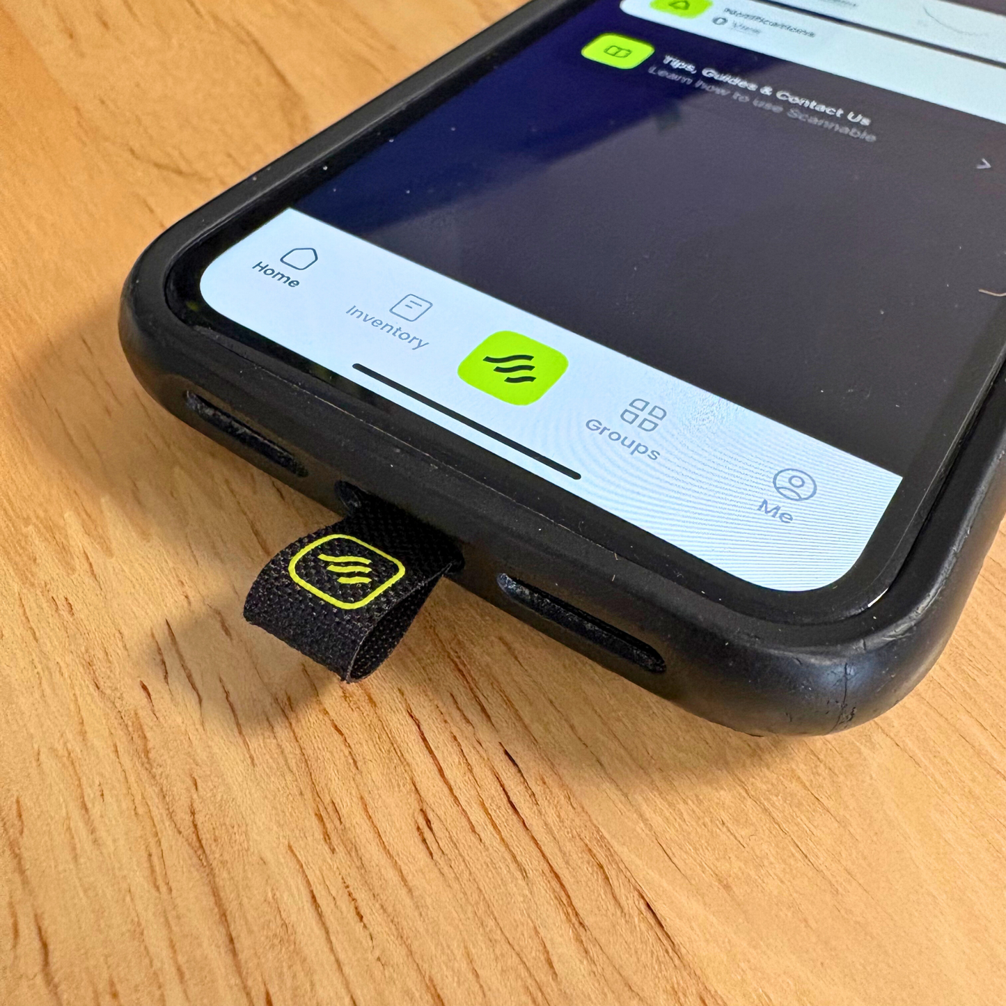 Scannable Phone Tether Lanyard