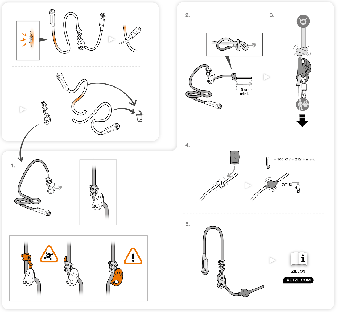 Petzl ZILLON Replacement Rope
